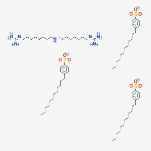 molecular formula C72H131N7O9S3 B061807 Iminoctadine Albesilate CAS No. 169202-06-6
