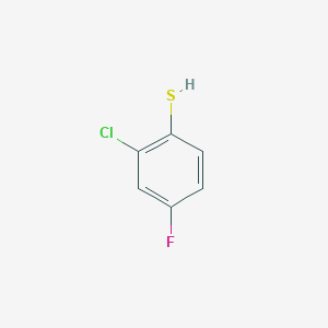 molecular formula C6H4ClFS B061819 2-Chloro-4-fluorothiophenol CAS No. 175277-99-3