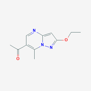 1-(2-Ethoxy-7-methylpyrazolo[1,5-a]pyrimidin-6-yl)ethanone