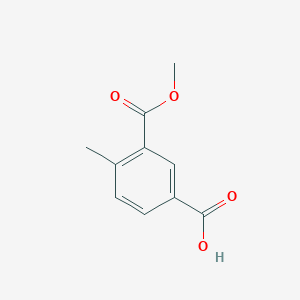 molecular formula C10H10O4 B061836 3-(甲氧羰基)-4-甲基苯甲酸 CAS No. 167300-06-3