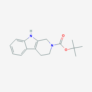 molecular formula C16H20N2O2 B061864 tert-butyl 3,4-dihydro-1H-pyrido[3,4-b]indole-2(9H)-carboxylate CAS No. 168824-94-0