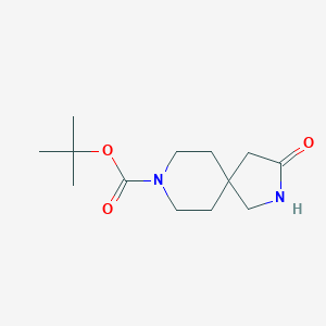 molecular formula C13H22N2O3 B061883 Tert-butyl 3-oxo-2,8-diazaspiro[4.5]decane-8-carboxylate CAS No. 169206-67-1