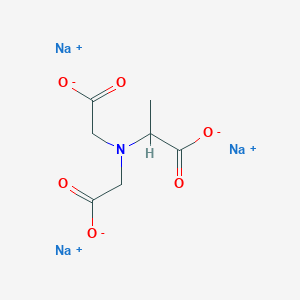 molecular formula C7H11NNaO6 B061896 trisodium;2-[bis(carboxylatomethyl)amino]propanoate CAS No. 164462-16-2