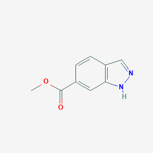 molecular formula C9H8N2O2 B061901 1H-吲唑-6-甲酸甲酯 CAS No. 170487-40-8