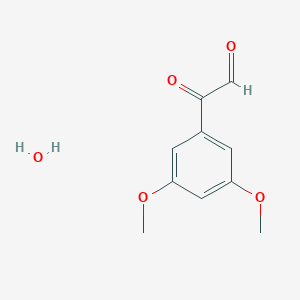 molecular formula C10H12O5 B061920 3,5-二甲氧基苯基乙二醛水合物 CAS No. 188199-78-2