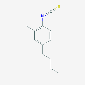 molecular formula C12H15NS B061931 4-正丁基-2-甲基苯基异硫氰酸酯 CAS No. 175205-37-5