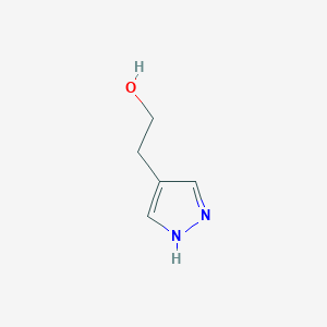 molecular formula C5H8N2O B061940 2-(1H-pyrazol-4-yl)ethanol CAS No. 180207-57-2