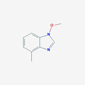 molecular formula C9H10N2O B061969 1-Methoxy-4-methyl-1H-benzo[d]imidazole CAS No. 161958-71-0