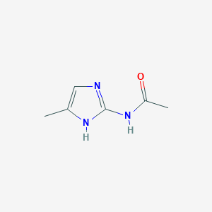 molecular formula C6H9N3O B061972 N-(4-Methyl-1H-imidazol-2-yl)acetamide CAS No. 160041-61-2