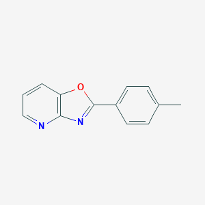 molecular formula C13H10N2O B061973 2-(p-Tolyl)oxazolo[4,5-b]pyridine CAS No. 52333-87-6