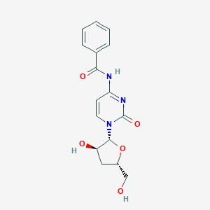 molecular formula C16H17N3O5 B061977 N4-Benzoyl-3'-deoxycytidine CAS No. 161110-00-5
