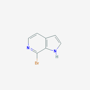molecular formula C7H5BrN2 B061978 7-Bromo-1H-pyrrolo[2,3-c]pyridine CAS No. 165669-35-2