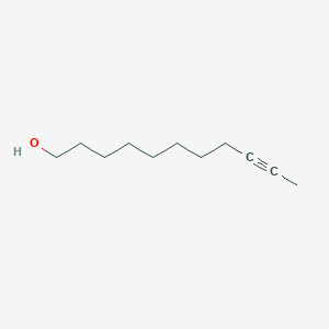 molecular formula C11H20O B061983 9-Undecyn-1-ol CAS No. 177961-61-4