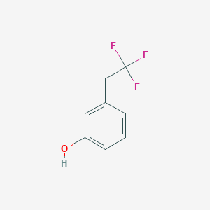 molecular formula C8H7F3O B062000 3-(2,2,2-Trifluoroethyl)phenol CAS No. 161611-53-6