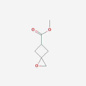 molecular formula C7H10O3 B062007 Methyl 1-oxaspiro[2.3]hexane-5-carboxylate CAS No. 175881-34-2