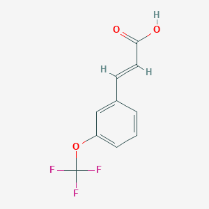 molecular formula C10H7F3O3 B062032 3-(三氟甲氧基)肉桂酸 CAS No. 168833-80-5