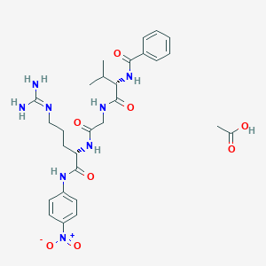 molecular formula C28H38N8O8 B062033 PefachromeTry CAS No. 161572-28-7