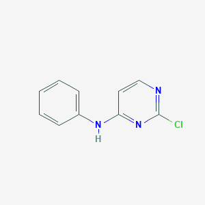 molecular formula C10H8ClN3 B062037 2-Chloro-N-phenylpyrimidin-4-amine CAS No. 191728-83-3