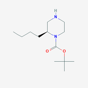 molecular formula C13H26N2O2 B062038 (S)-1-Boc-2-butyl-piperazine CAS No. 169447-76-1