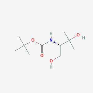Carbamic acid, [2-hydroxy-1-(hydroxymethyl)-2-methylpropyl]-, 1,1-