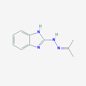 N-(propan-2-ylideneamino)-1H-benzimidazol-2-amine