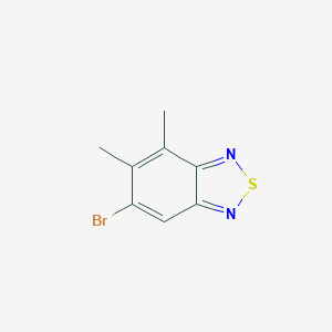 molecular formula C8H7BrN2S B062069 6-Bromo-4,5-dimethyl-2,1,3-benzothiadiazole CAS No. 175204-24-7
