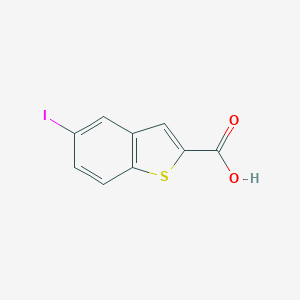 molecular formula C9H5IO2S B062106 5-碘-1-苯并噻吩-2-羧酸 CAS No. 195607-61-5