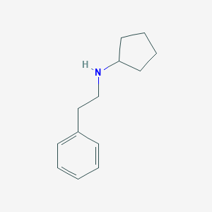 molecular formula C13H19N B062109 N-(2-phenylethyl)cyclopentanamine CAS No. 160567-89-5