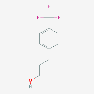 molecular formula C10H11F3O B062127 3-(4-(Trifluoromethyl)phenyl)propan-1-ol CAS No. 180635-74-9