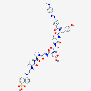 molecular formula C61H76N12O14S B062131 Dabcyl-ice-edans CAS No. 161877-70-9