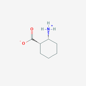 molecular formula C7H13NO2 B062132 (1S,2R)-2-aminocyclohexane-1-carboxylic acid CAS No. 189101-41-5