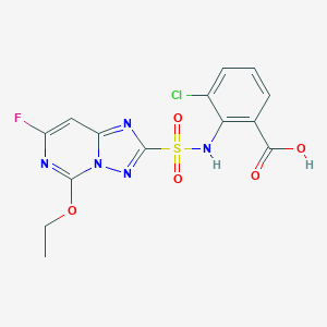 molecular formula C14H11ClFN5O5S B062134 Cloransulam CAS No. 159518-97-5