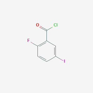molecular formula C7H3ClFIO B062144 2-Fluoro-5-iodobenzoyl chloride CAS No. 186584-73-6