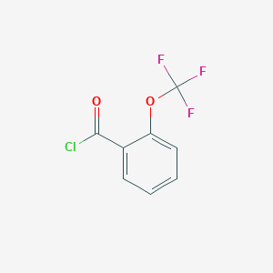 molecular formula C8H4ClF3O2 B062147 2-(Trifluoromethoxy)benzoyl Chloride CAS No. 162046-61-9