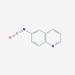 molecular formula C10H6N2O B062149 6-Isocyanatoquinoline CAS No. 160455-77-6