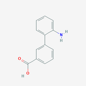 molecular formula C13H11NO2 B062155 2'-Aminobiphenyl-3-carboxylic acid CAS No. 177171-15-2