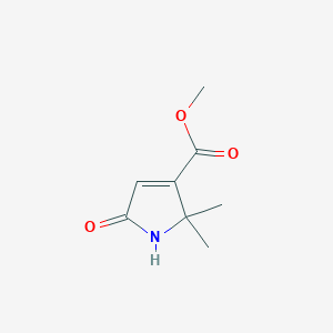 Methyl 2,2-dimethyl-5-oxo-1H-pyrrole-3-carboxylate