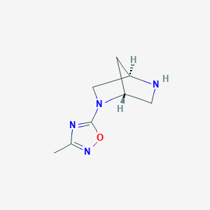 (1R,4R)-2-(3-Methyl-1,2,4-oxadiazol-5-YL)-2,5-diazabicyclo[2.2.1]heptane