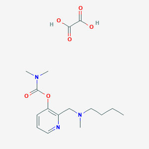 Carbamic acid, dimethyl-, 2-((butylmethylamino)methyl)-3-pyridinyl ester, ethanedioate (1:1)