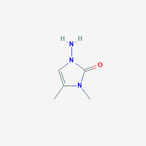 1-Amino-3,4-dimethyl-1,3-dihydroimidazol-2-one