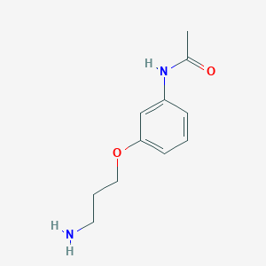 N-[3-(3-aminopropoxy)phenyl]acetamide