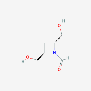 (2R,4R)-2,4-bis(hydroxymethyl)azetidine-1-carbaldehyde