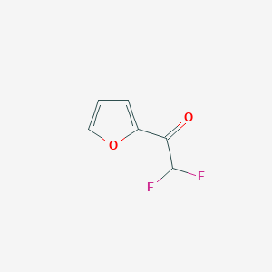 molecular formula C6H4F2O2 B062206 2,2-Difluoro-1-(2-furyl)ethanone CAS No. 181059-87-0