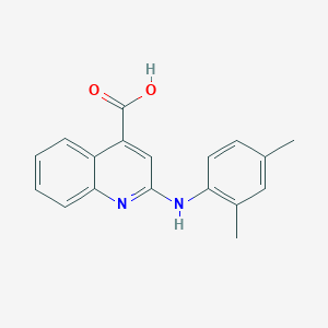 2-[(2,4-Dimethylphenyl)amino]quinoline-4-carboxylic acid