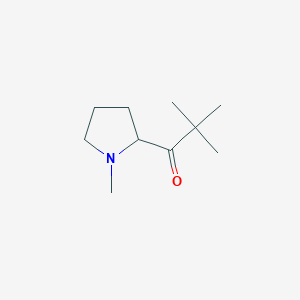 2,2-Dimethyl-1-(1-methylpyrrolidin-2-YL)propan-1-one