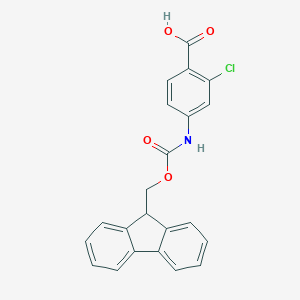 4-((((9H-Fluoren-9-yl)methoxy)carbonyl)amino)-2-chlorobenzoic acid