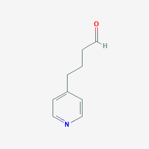 molecular formula C9H11NO B062264 4-Pyridin-4-ylbutanal CAS No. 192643-84-8