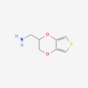 molecular formula C7H9NO2S B6227583 Thieno[3,4-b]-1,4-dioxin-2-methanamine, 2,3-dihydro- CAS No. 1003863-36-2