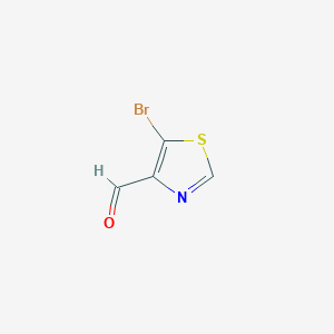 molecular formula C4H2BrNOS B6227613 5-Bromothiazole-4-carbaldehyde CAS No. 934346-19-7
