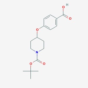 4-(1-(Tert-butoxycarbonyl)piperidin-4-yloxy)benzoic acid
